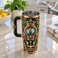 BOS Emerald Regalia - Jeweled Crown and Lantern Tumbler