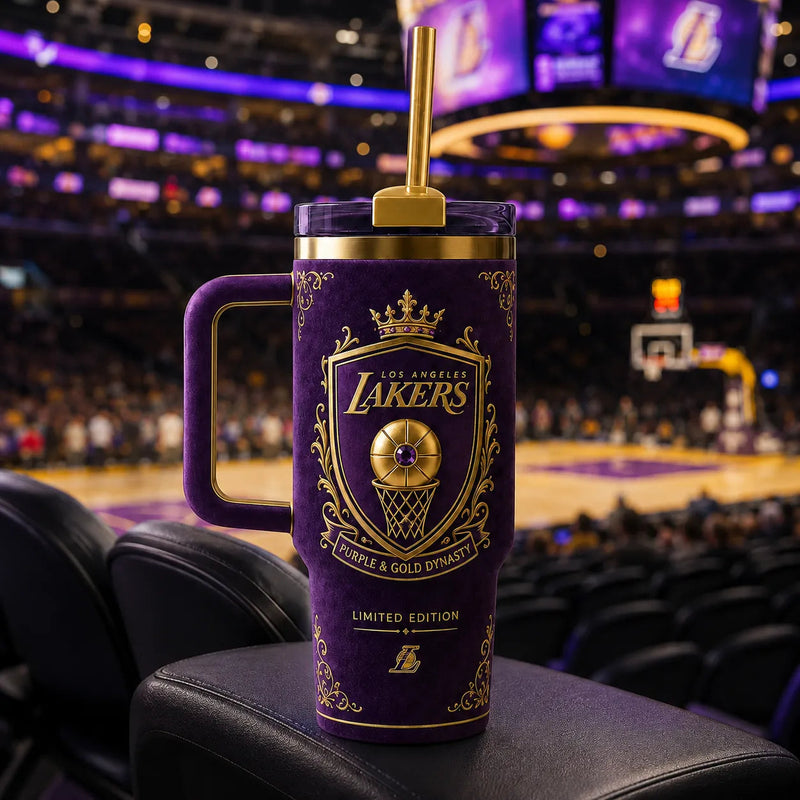 LAL Purple & Gold Dynasty - Heraldic Crest Tumbler