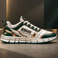 PHI Crest - Emerald, Cream and Gold Running Shoes