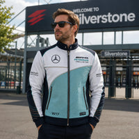 Paddock Calm - AMG Teal and White Panel Jacket