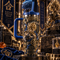Vegito - Gilded Fusion Relic, Battle-Ready Tumbler Graphic