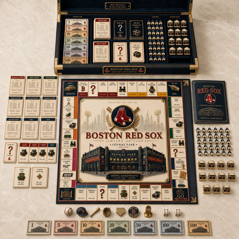 BOS at Fenway - Navy and Red Board Game Presentation