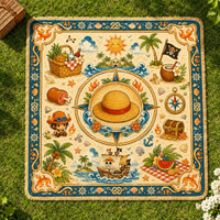 Straw Hat Meridian - Centered Compass Medallion Rug