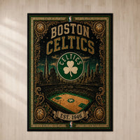 BOS Est. 1946 - Emblem, Court and Gilded Border