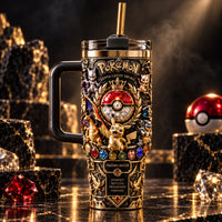PK Gilded Crest - Ornate Relief Tumbler