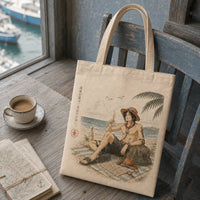 Scent of Freedom - Ace, Sunlit Shoreline Tote Composition