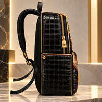 KC in Gold - Arrowhead Emblem Luxe Backpack