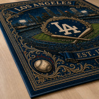 LAD Heritage - Navy and Gold Ballpark Floor Piece