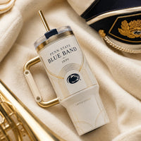 PSU Blue Band 1899 - Ivory and Gold Art Deco Tumbler