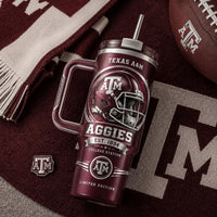 TAMU Maroon Pride - Helmet Emblem Tumbler