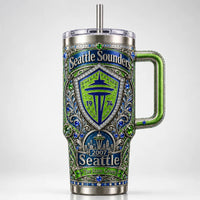 SEA Ornament - The Rave Green Crest in Jeweled Relief