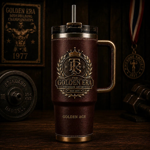 The Golden Era Crest - A Heritage Tumbler with Quiet Authority - main