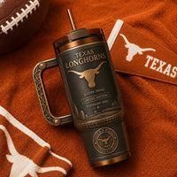 TEX Bronze Heritage - Longhorn Crest Tumbler
