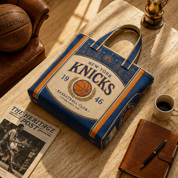 NYK 1946 - Heritage Crest Tote in Blue and Orange - main