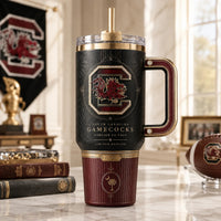 SC Heritage Crest - Garnet, Black and Gold Tumbler