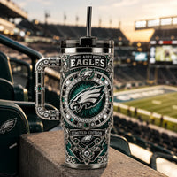 PHI Regalia - Jeweled Emblem Tumbler in Midnight Green