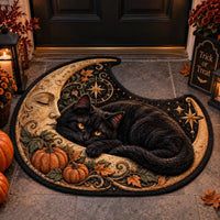 Crescent Repose - The Cat, the Moon and Autumn Quiet