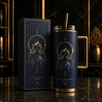 Eclipse Line - Goku in Gold Ink and Nebula Blue