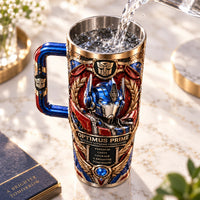 Freedom, Unity, Courage - Optimus Crest Tumbler
