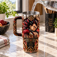 Vegeta - Pride and Discipline in Crimson Regalia