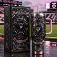 MIA in Rose and Black - Ornate Crest Tumbler