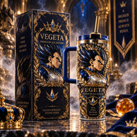 Pride, Carved in Gold - Vegeta Royal Crest Tumbler