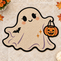 Small Haunting - Ghost, Lantern and the Soft Black Outline