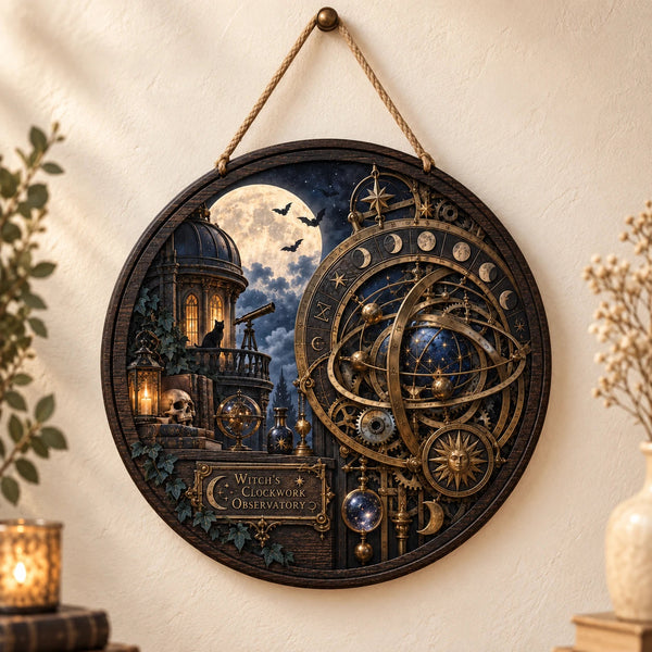 Witch's Clockwork Observatory - Moonlit Brass and Midnight Blue Disc - main
