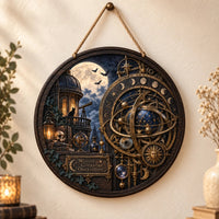 Witch's Clockwork Observatory - Moonlit Brass and Midnight Blue Disc