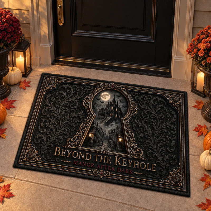 Beyond The Keyhole - Gothic Manor Threshold Doormat