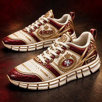 SF Heritage - Crimson, Cream and Gold Laurel Running Shoes