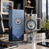 MCI in Full Regalia - Crest, Crystals and Sky Blue Elegance