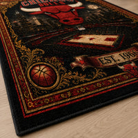 CHI Heritage Floor - Vintage Emblem, Skyline and Gilded Borders