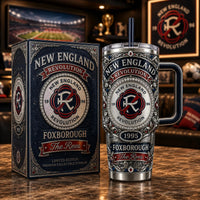 NE Heritage, Cast in Ornate Relief - Foxborough Tumbler