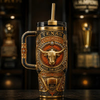 TEX Heritage Crest - Longhorn Emblem Tumbler