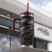 Trust Speed Legacy - JGR Checkered Flag Tumbler Graphic