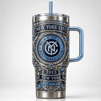NYC Crest in Jeweled Relief - Heritage Tumbler