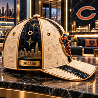 CHI Crest - Cream, Navy and Gold Cap Study