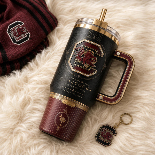 SC Heritage Crest - Garnet, Black and Gold Tumbler - main