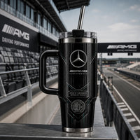Black Panel Precision - MB AMG Tumbler With Quiet Confidence