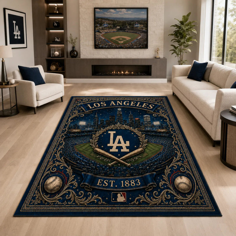 LAD Heritage - Navy and Gold Ballpark Floor Piece