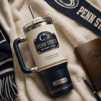 PSU Heritage Panel - Cream and Navy Collegiate Tumbler