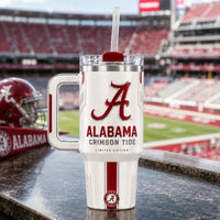 ALA Crimson Standard - Script Emblem, Clean White and Team Identity