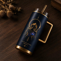 Eclipse Line - Goku in Gold Ink and Nebula Blue