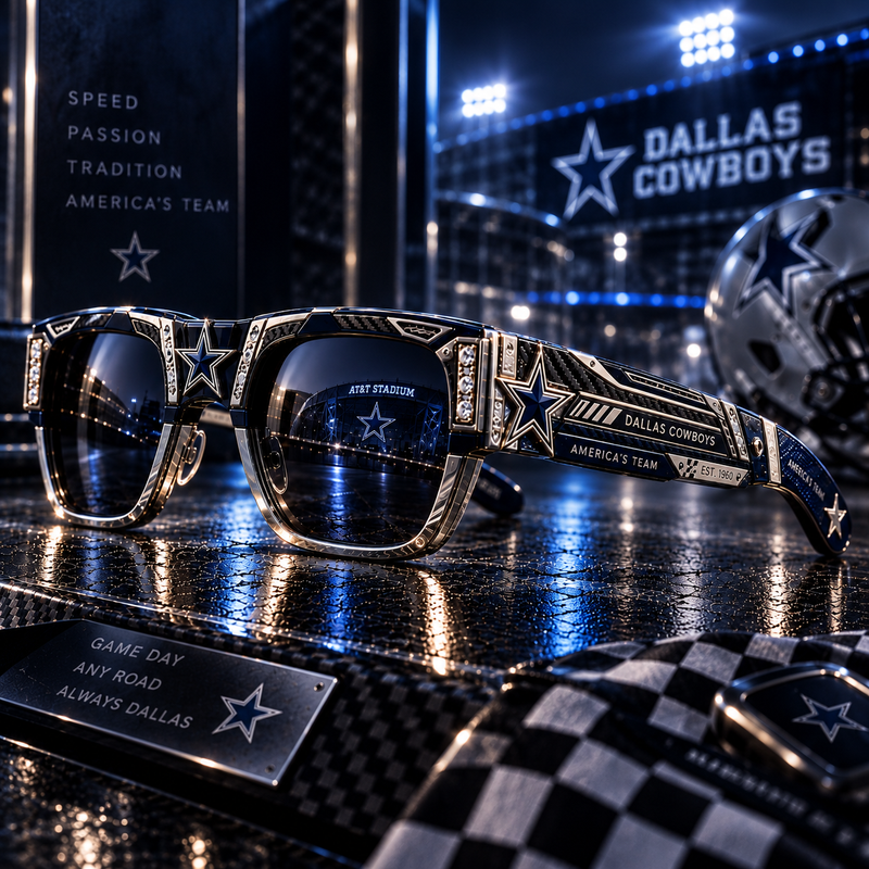 DAL Midnight Star - Navy and Silver Statement Eyewear