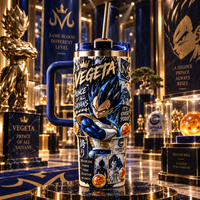 Prince Of All Saiyans - Vegeta Gold-Line Tumbler
