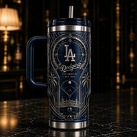 LAD Heritage Panel - Engraved Navy Tumbler Composition
