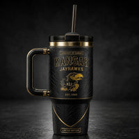KU Blackout - Gold Lettering and Quiet Collegiate Confidence