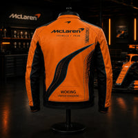 MCL Papaya Lines - Motorsport Panel Jacket in Orange and Black