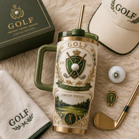 Precision, Passion, Prestige - The Golf Crest Tumbler